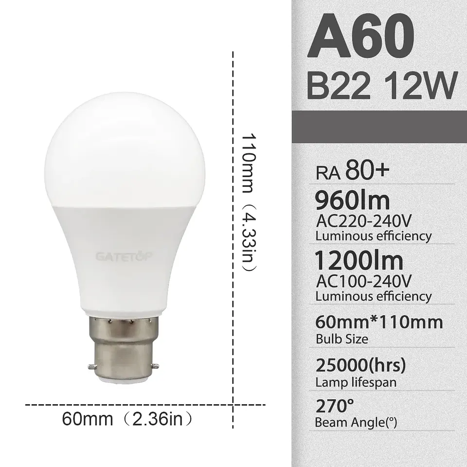 Lâmpadas LED SEM Flicker 9