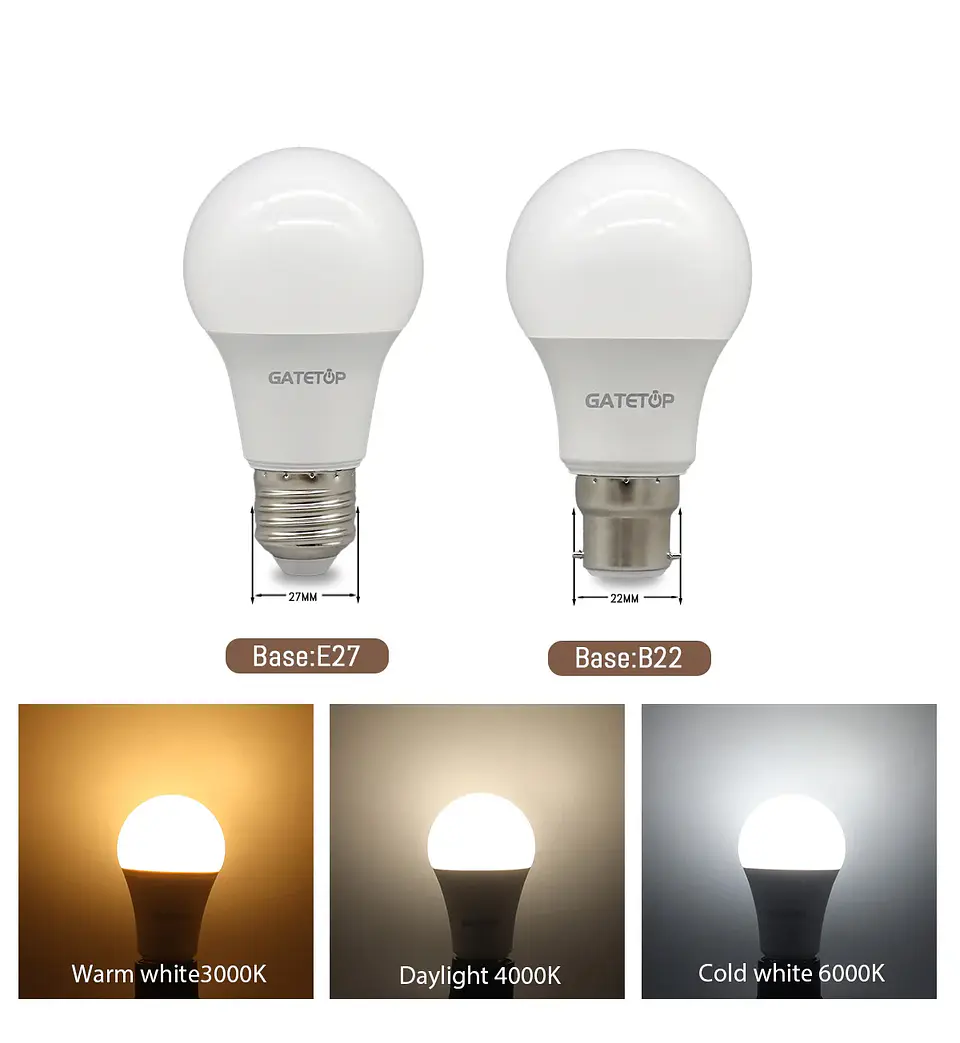 Lâmpadas LED SEM Flicker 12