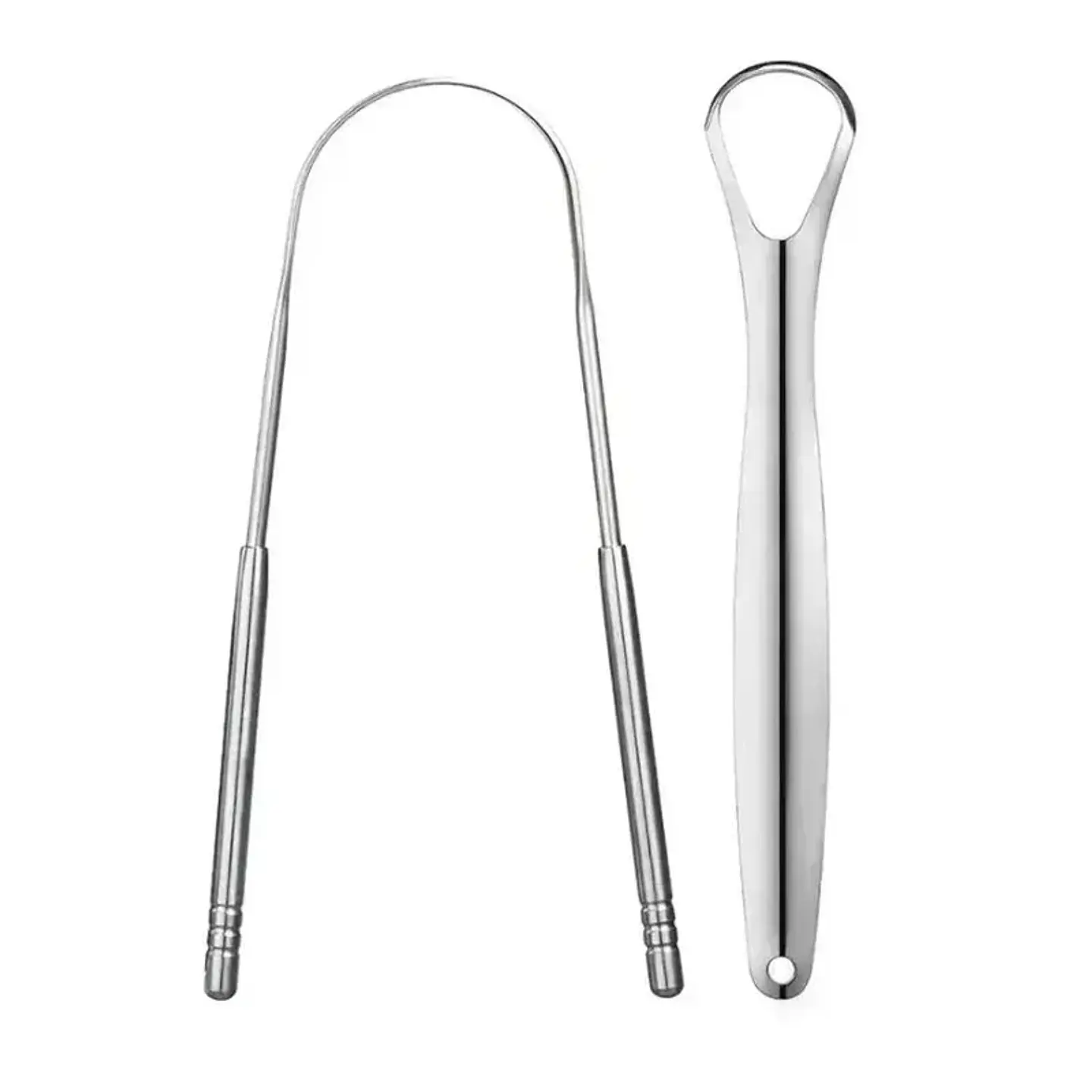 Raspador de Língua em Aço Inoxidável 4