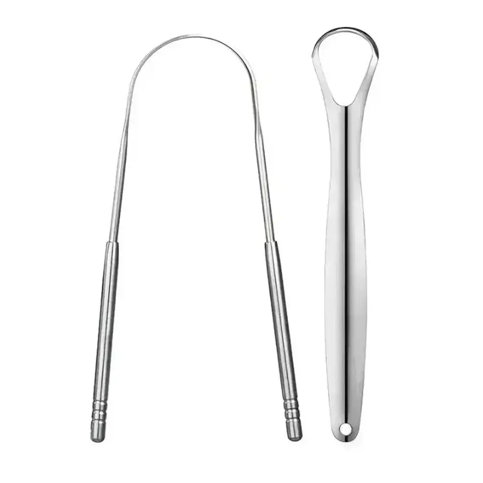 Raspador de Língua em Aço Inoxidável 4