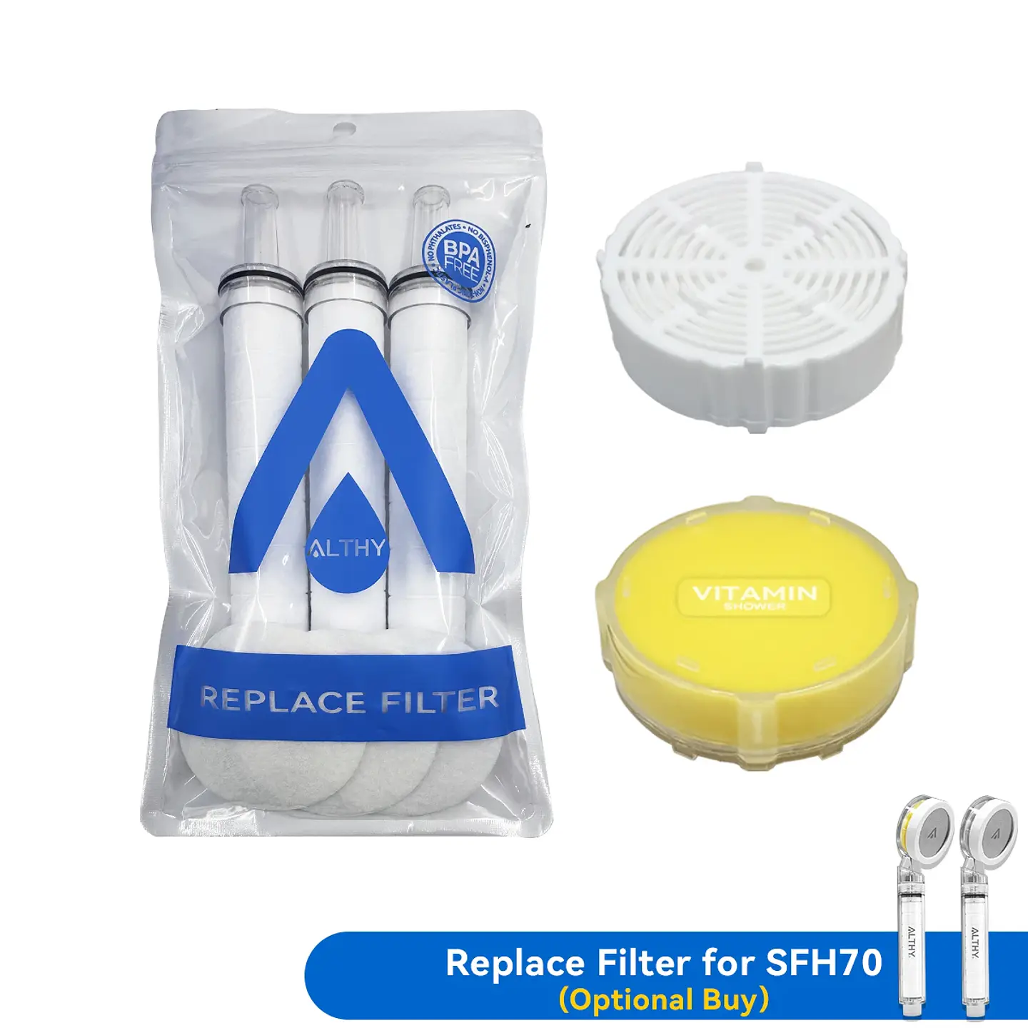 Filtros de substituição para Chuveiro 1