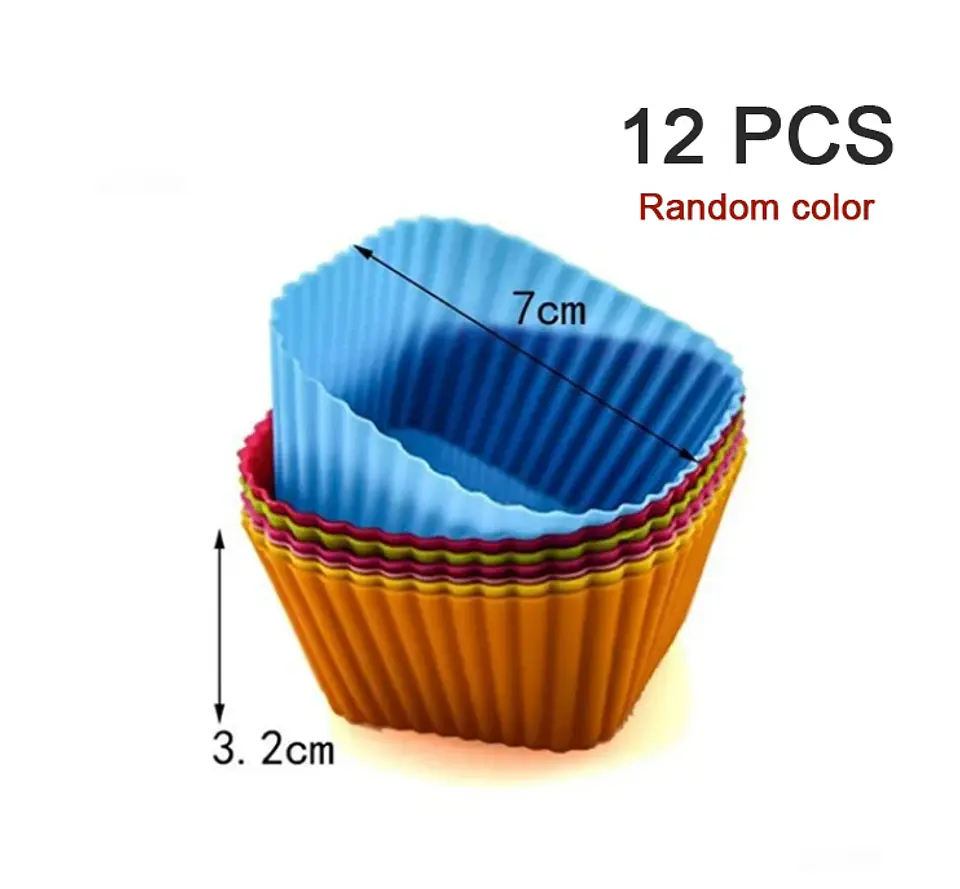 Conjunto de 12 Formas de Silicone 3
