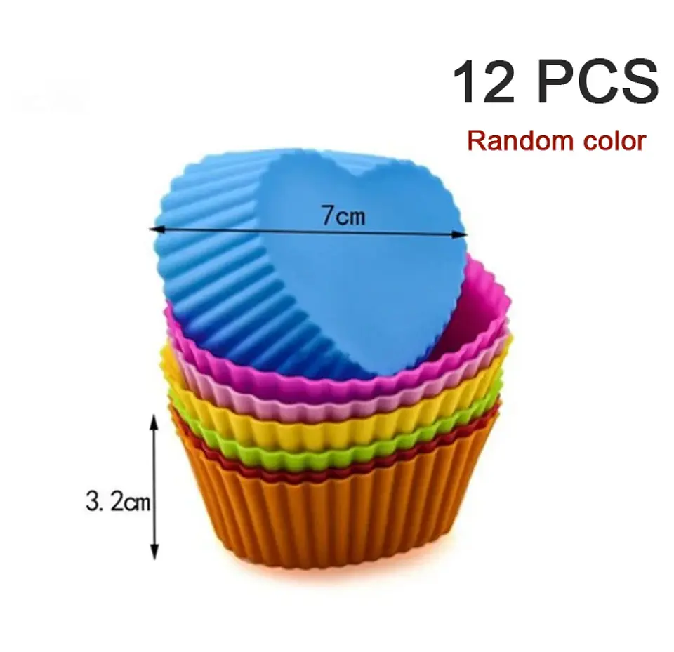 Conjunto de 12 Formas de Silicone 5