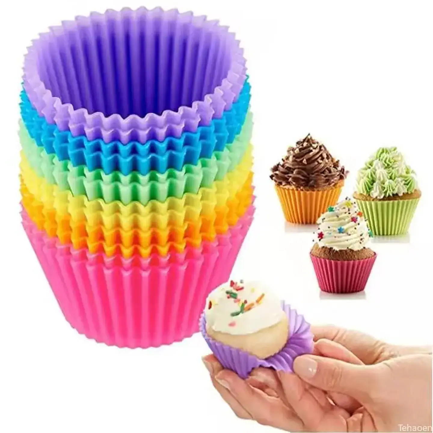 Conjunto de 12 Formas de Silicone 7