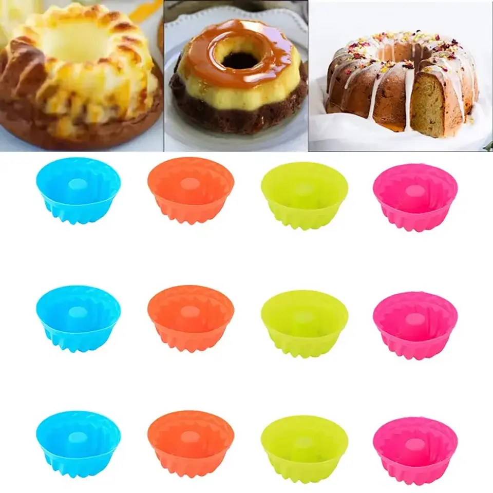Conjunto de 12 Formas de Silicone 12