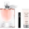 set la vie est belle 100ml parfum + crema + mascara de pestaña lancome