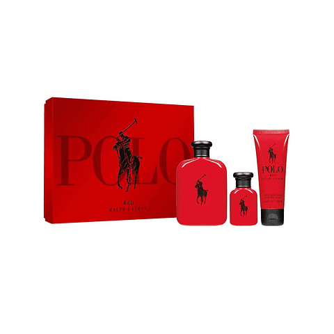 SET POLO RED 125 ml + 40ml + gel