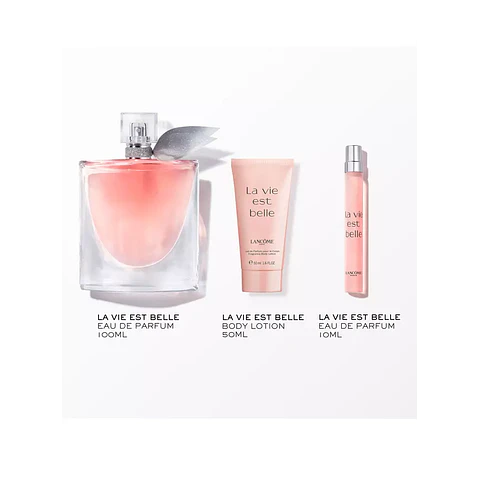Set La Vie est Belle EDP 100ml + 10ml+ crema perfumada 