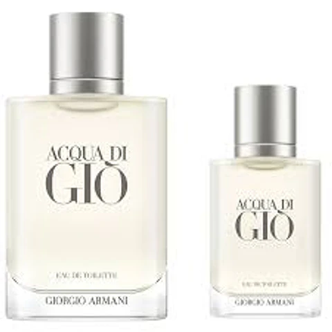 SET ACQUA DI GIO 100ML + 3OML  MEN 