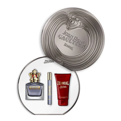 SET SCANDAL POUR HOMME 100ml EDT  + 10ML +GEL DE BAÑO