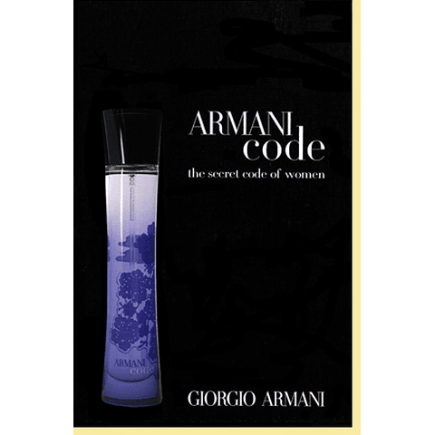 CODE ARMANI 75ML DAMA
