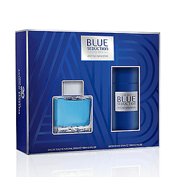 SET BLUE SEDUCTION MEN 100ML +DESODRANTE