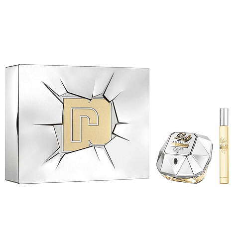 SET LADY MILLION LUCKY 80ML+ PERFUMERO 10ML