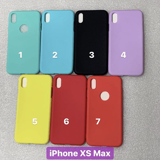Carcasa unicolor iPhone Xs Max