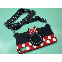 CARCASA CAMARA DISNEY, INCLUYE COLGANTE (LANYARD) Iphone XS MAX