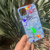 Carcasa mármol con detalles holograficos  iPhone 11 