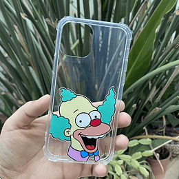 Carcasa transparente Los Simpsons iPhone 12 -12 pro