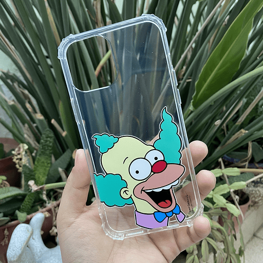 Carcasa transparente Los Simpsons iPhone 12 Pro Max