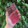 Carcasa transparente colores con fragmentos iPhone 7-8 PLUS