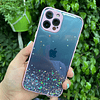 carcasa transparente degrades brillitos con cubre camara iphone 12 pro max