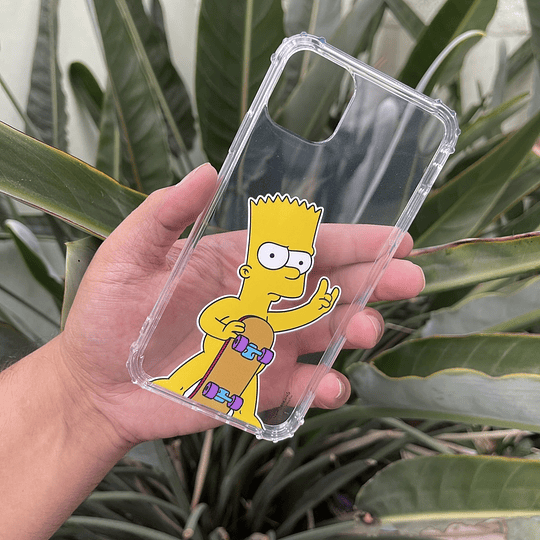 Carcasa transparente Los Simpsons iPhone 11 PRO MAX