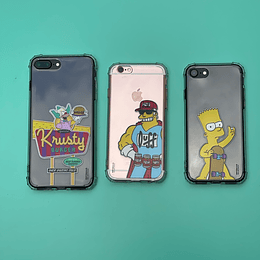 Carcasa transparente Los Simpsons iPhone 6 - 6s