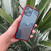 carcara transparente borde bicolor iphone 12 pro max