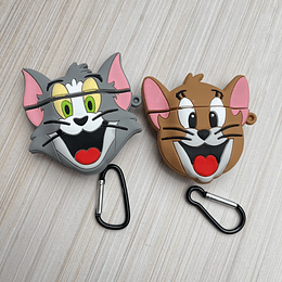 funda airpods gen. 1 y 2 diseño "Tom y Jerry"