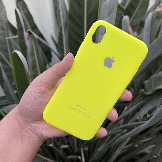 Carcasa silicona flexible con logo impreso iPhone Xr