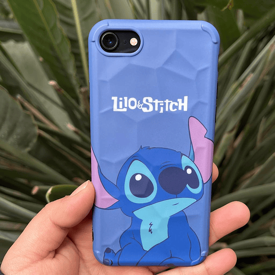 carcasa Stitch con relieve iPhone 7 - 8 plus