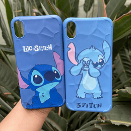 carcasa Stitch con relieve iPhone XR