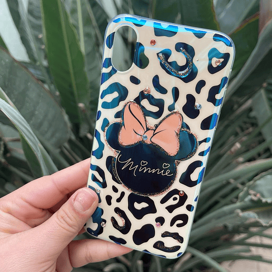 Carcasa Minnie animal print iphone Xs max