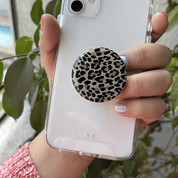 Pop socket diseño "Animal Print leopardo"
