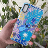 Carcasa transparente EC iphone Xs MAX diseño Stitch flores