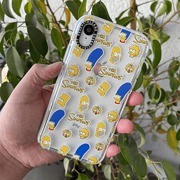 Carcasa transparente EC iphone Xr diseño Los Simpson