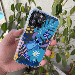 Carcasa transparente EC iphone 11 pro diseño Stitch flores