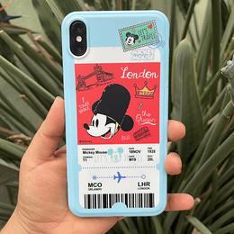 Carcasa tipo ticket de avión Disney iPhone X/Xs