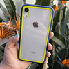 carcara transparente borde bicolor iphone XR