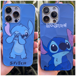 carcasa Stitch con relieve iPhone 13 pro