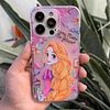 Carcasa princesas transparente con efecto colores iphone 13 pro