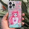 Carcasa princesas transparente con efecto colores iphone 13 pro
