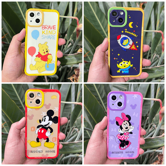 Carcasa Disney borde color iPhone 13 