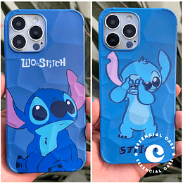 carcasa Stitch con relieve iPhone 13 pro max