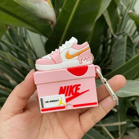 funda airpods generación 1 - 2 diseño "zapatilla nike con caja"
