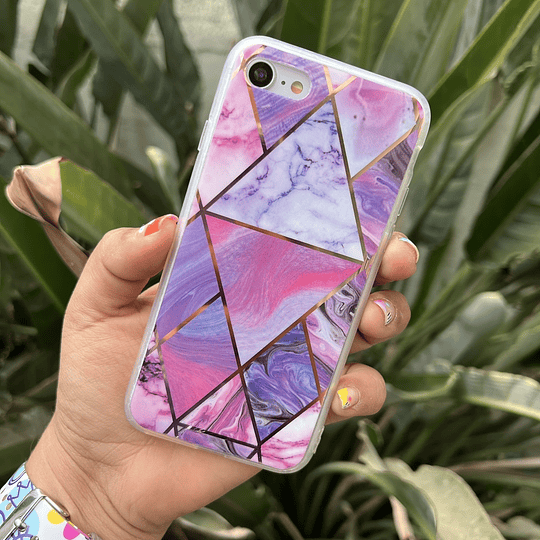 Carcasa hexagonal IPhone 7-8-se 2020 lote 2