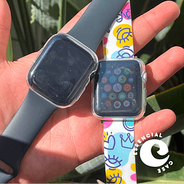 Carcasa silicona transparente apple watch 42 mm 