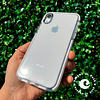 Carcasa transparente borde color iphone Xr