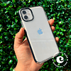 Carcasa transparente borde color iphone 11