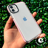 Carcasa transparente borde color iphone 12 mini