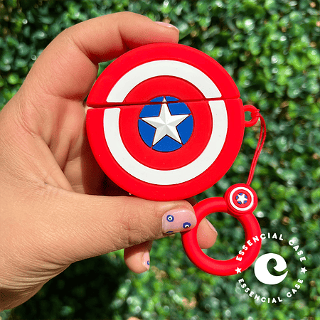 Funda AirPods 3 Escudo Capitan America
